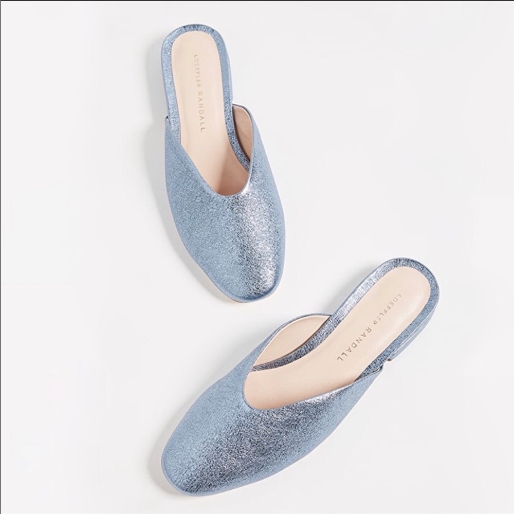 Loeffler Randall Quin metallic mules